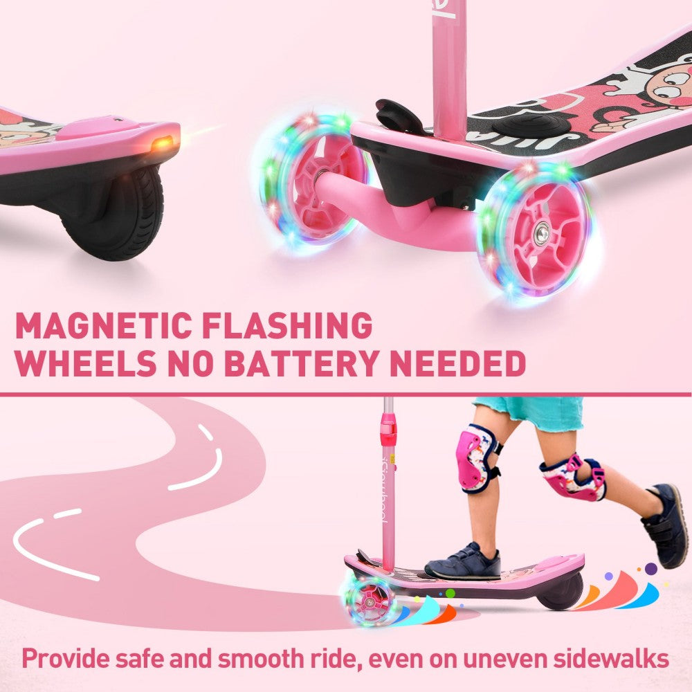 ISINWHEEL Mini Pro Kids 3 Wheel Electric Scooter 60W Motor 12.8-14.6V 5Ah Battery(2IN1 Design）