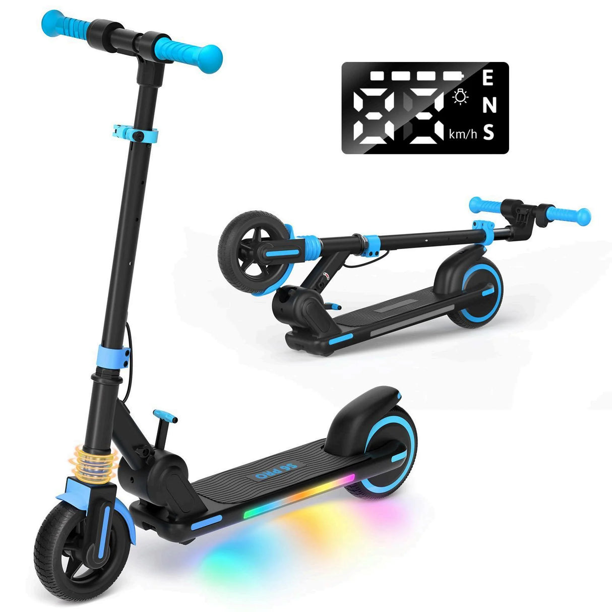 ISINWHEEL S6 Pro 6.5" Kids Foldable Electric Scooter 150W Motor 21.6V 5Ah Battery