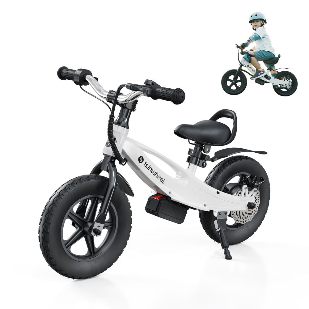 ISINWHEEL SK12 Electric Balance Bike for Kids 150W Motor 18V 2.5Ah Bat Gleeride