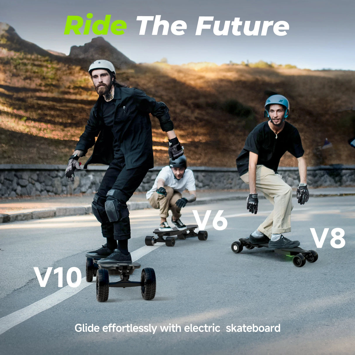 ISINWHEEL V10 Off Road Electric Skateboard with Remote Control 1500W*2 Dual Motors 43V 12.5Ah Battery