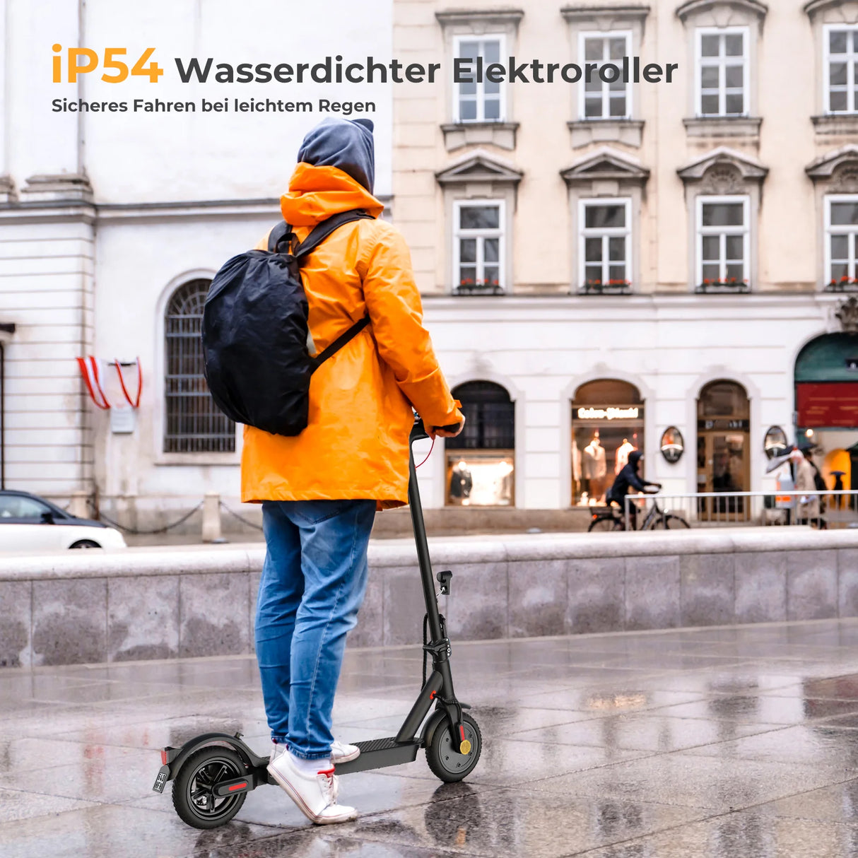 ISINWHEEL E9 8.5" Commuting Electric Scooter 350W Motor 36V 7.5Ah Battery (ABE)