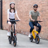 unisex KIXIN H1 yellow flying fish mini city electric bike