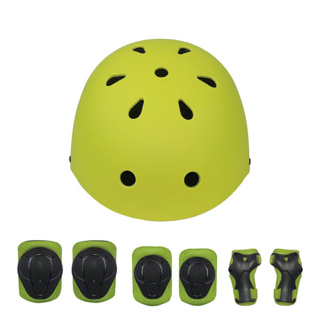 Gleeride Kids Bike Helmet Set Skateboard Knee Pads Wrist Guards