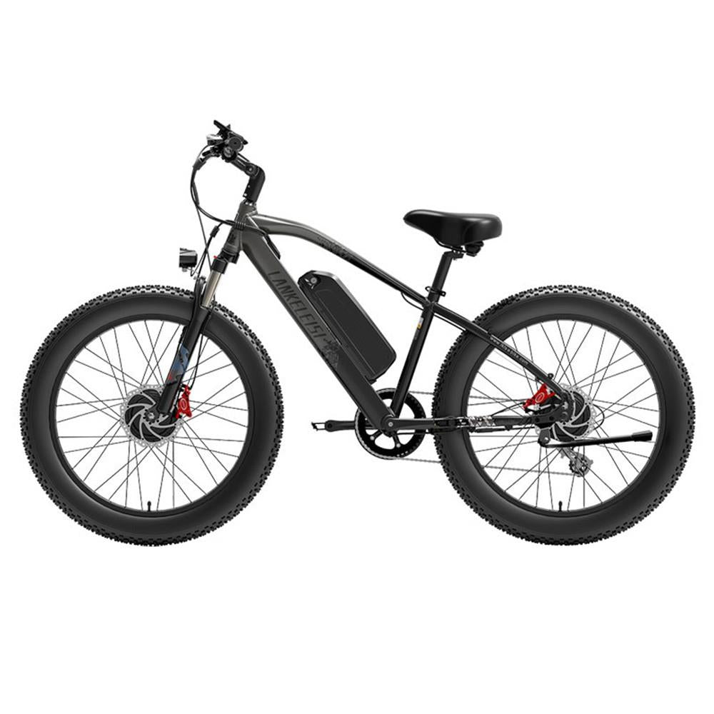 LANKELEISI MG740 PLUS 26" Fat Tire Off-Road Electric Bike 1000W*2 Dual Motor 48V 20Ah Battery