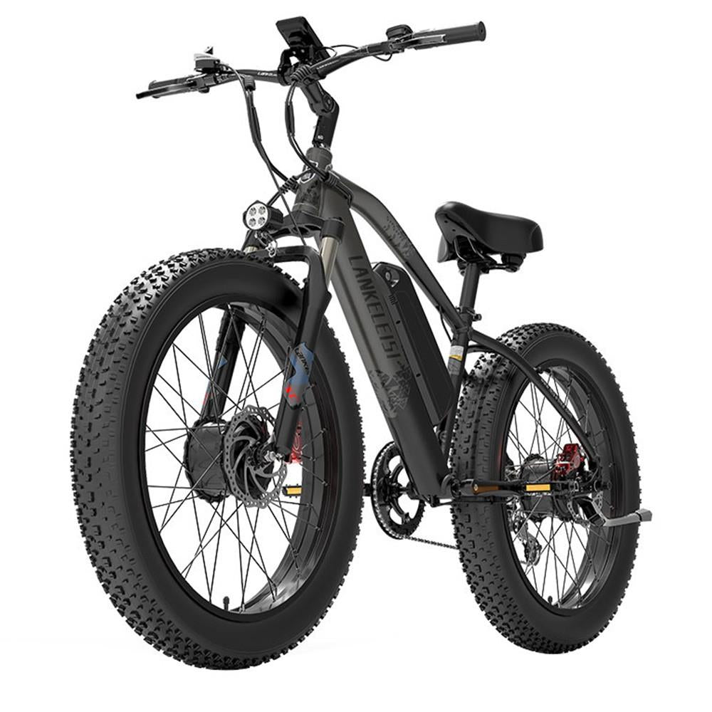 LANKELEISI MG740 PLUS 26" Fat Tire Off-Road Electric Bike 1000W*2 Dual Motor 48V 20Ah Battery