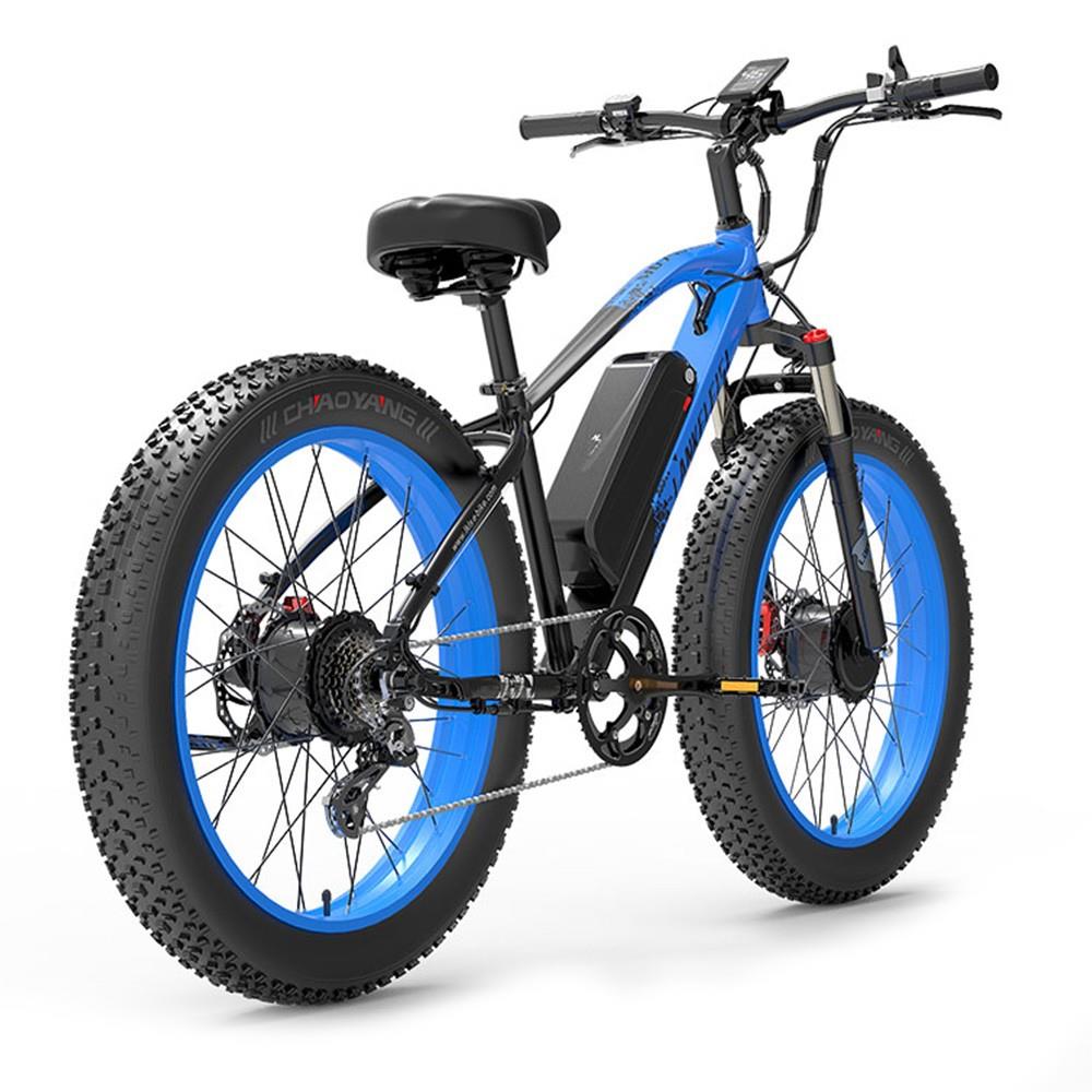 Lankeleisi MG740 PLUS 26" Fat Tire Off-Road Electric Bike 1000W*2 Dual Motor 48V 20Ah Battery