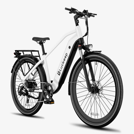 Luckeep-X2-Step-Over-Electric-Bike-White-1