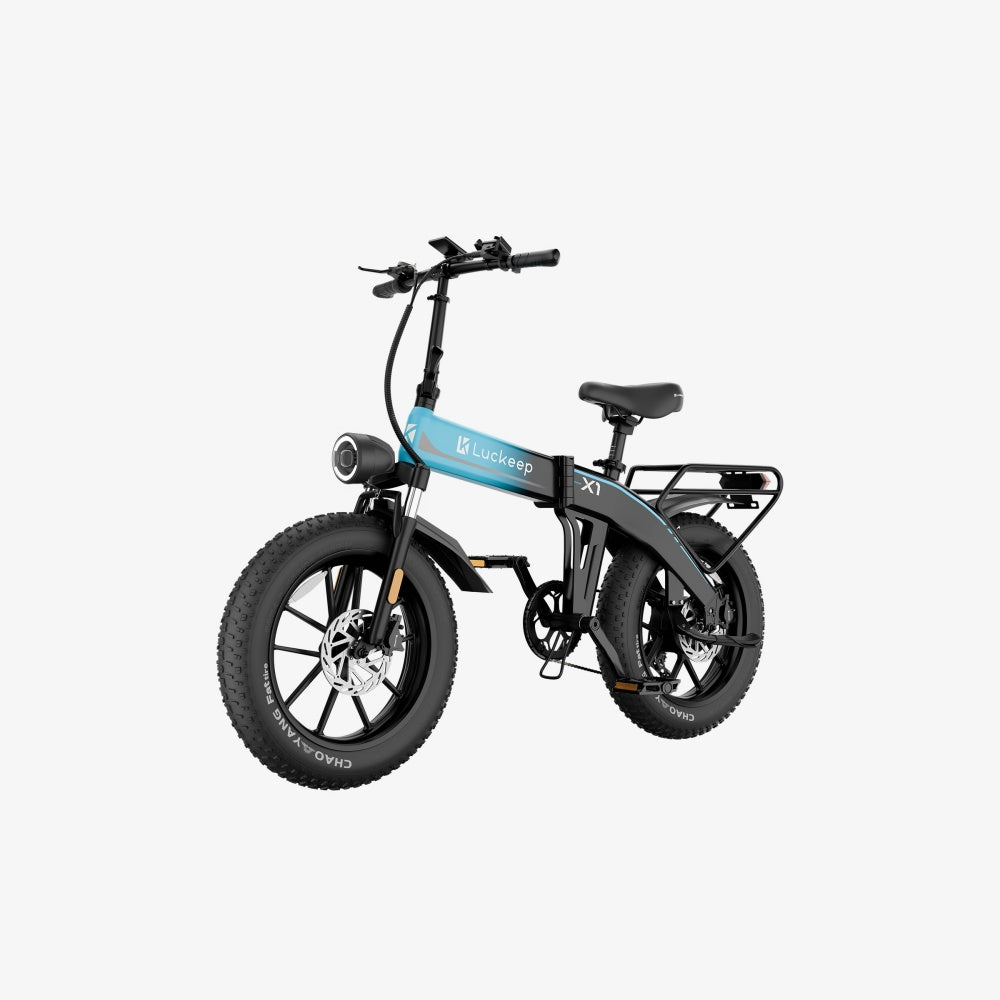 LUCKEEP X1 20" Folding Electric Bike 750W(1400W Peak) Motor 48V 15Ah Battery