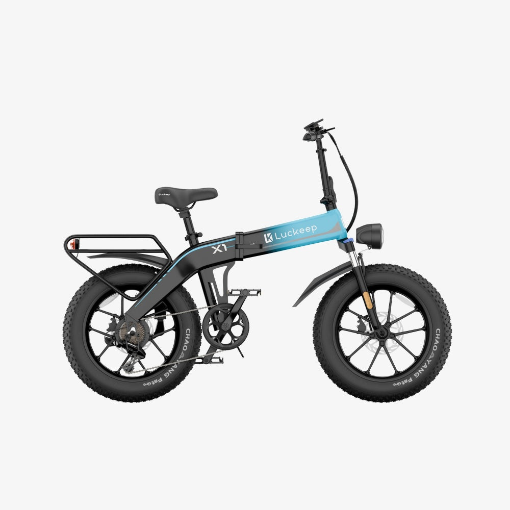 LUCKEEP X1 20" Folding Electric Bike 750W(1400W Peak) Motor 48V 15Ah Battery