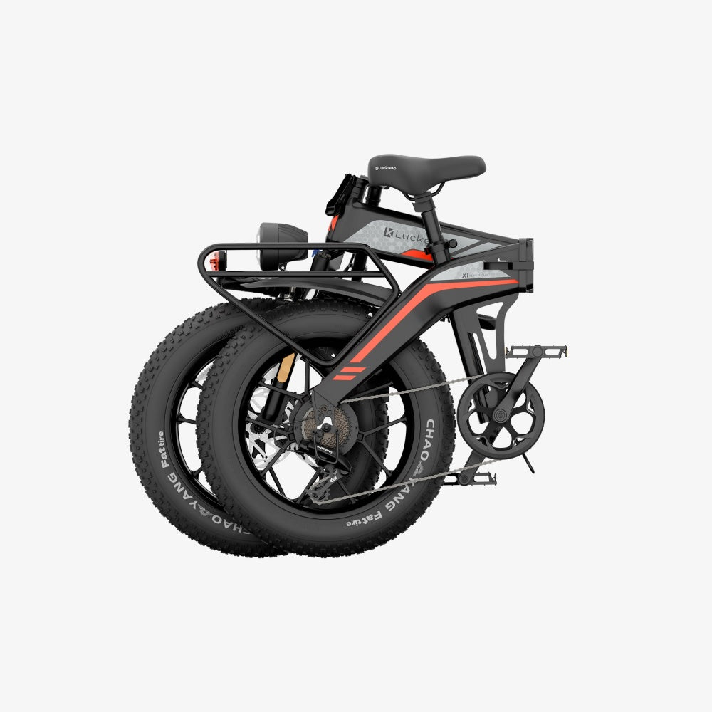 LUCKEEP X1 20" Folding Electric Bike 750W(1400W Peak) Motor 48V 15Ah Battery