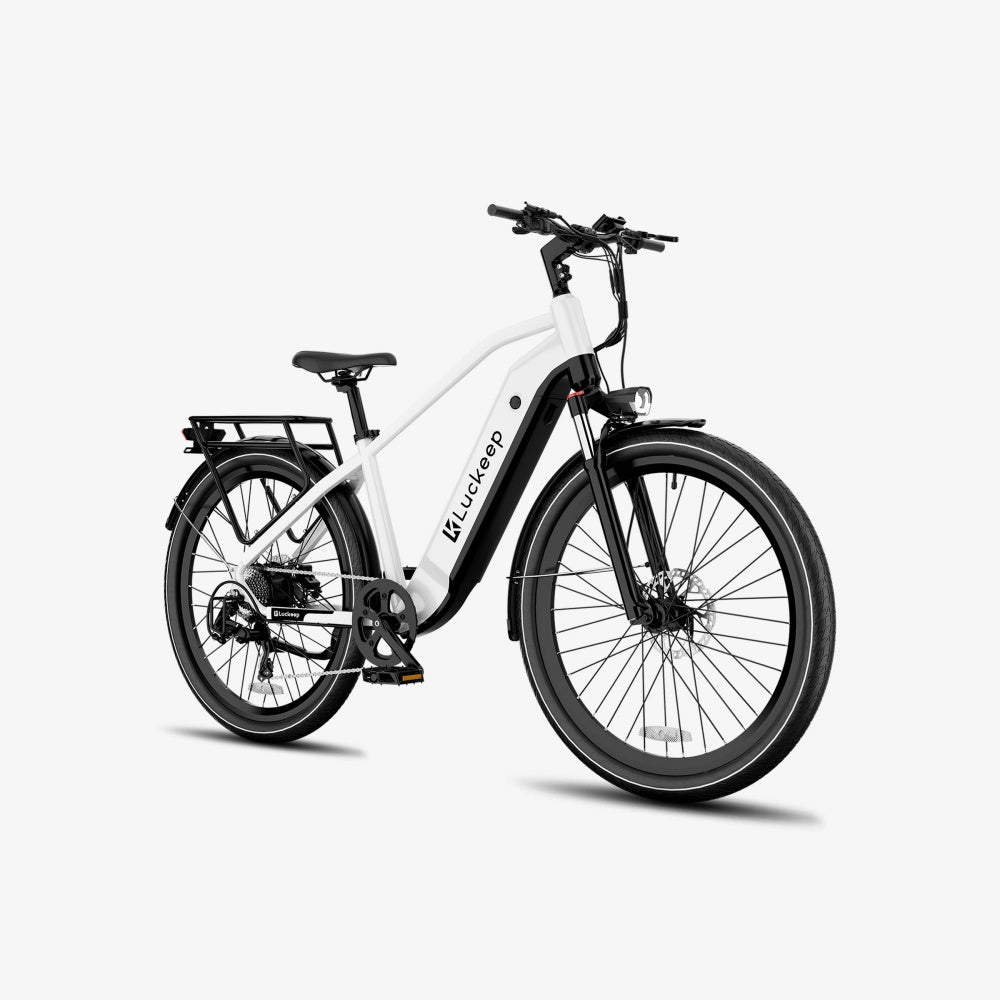 LUCKEEP X2 27.5" Step-Over Commuter Electric Bike 750W(1200W Peak) Motor 48V 20Ah Battery