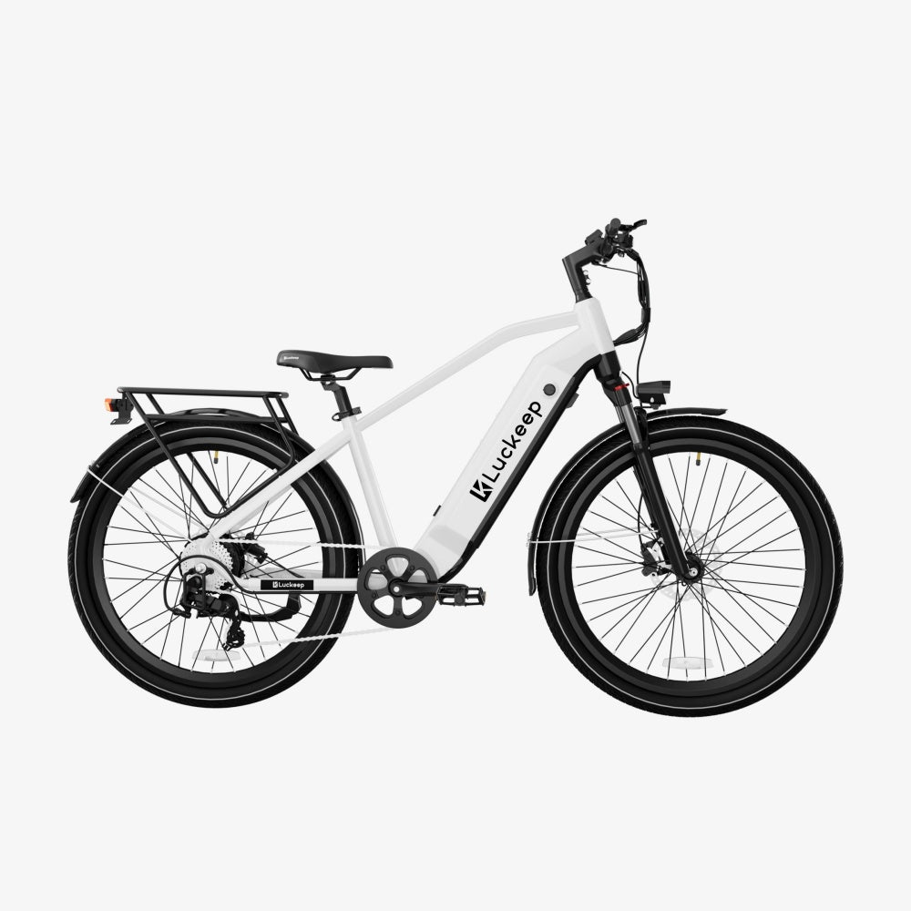 LUCKEEP X2 27.5" Step-Over Commuter Electric Bike 750W(1200W Peak) Motor 48V 20Ah Battery