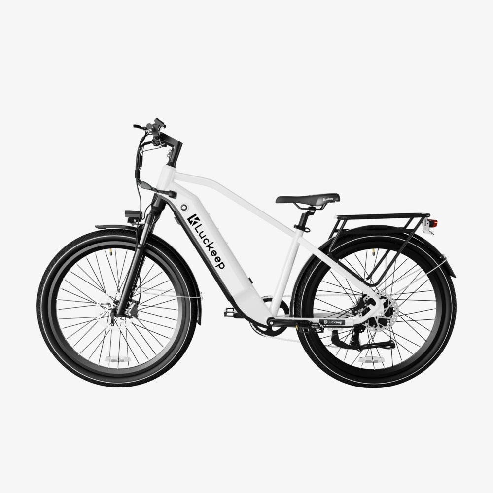 LUCKEEP X2 27.5" Step-Over Commuter Electric Bike 750W(1200W Peak) Motor 48V 20Ah Battery