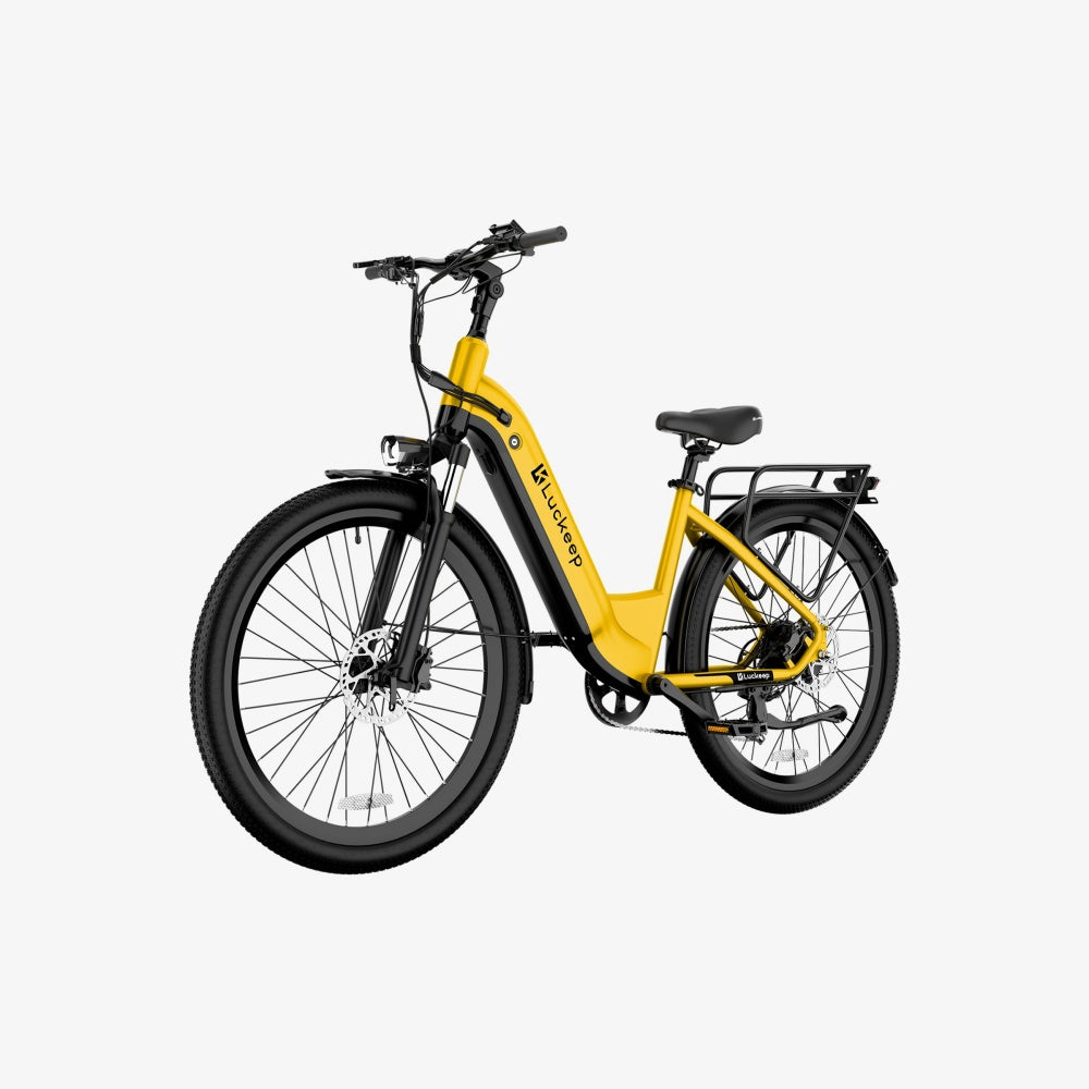 LUCKEEP X26 26" City Commuter Electric Bike 750W(1300W Peak) Motor 48V 20Ah Battery