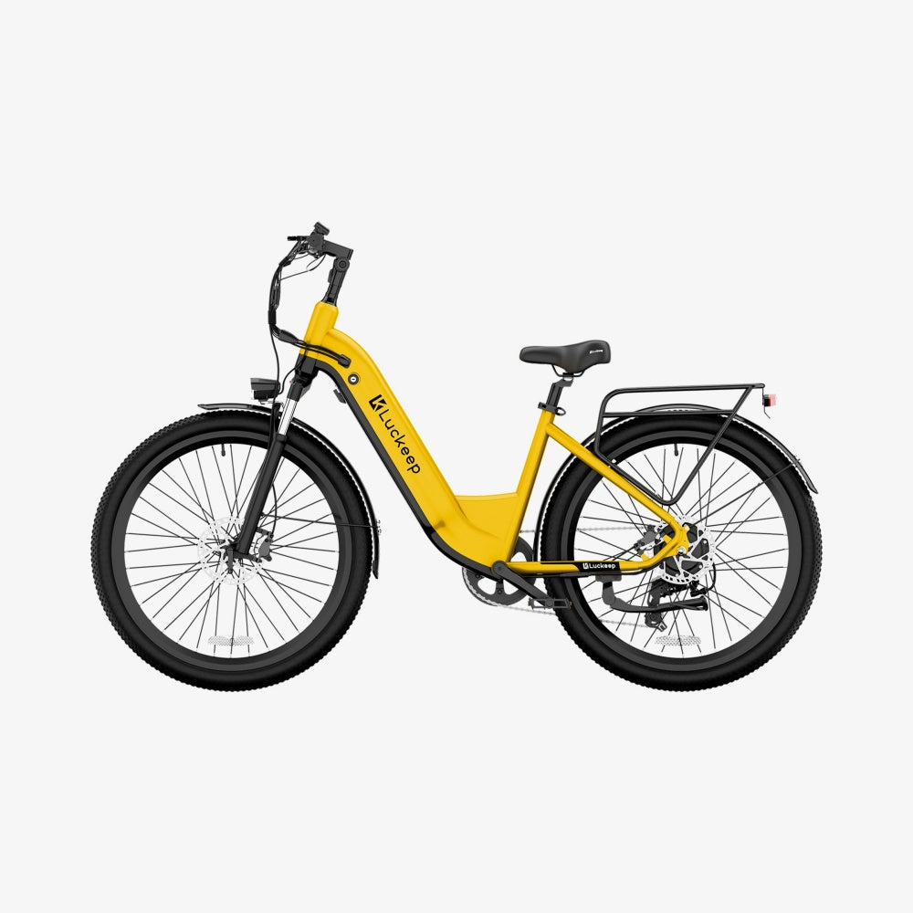 LUCKEEP X26 26" City Commuter Electric Bike 750W(1300W Peak) Motor 48V 20Ah Battery