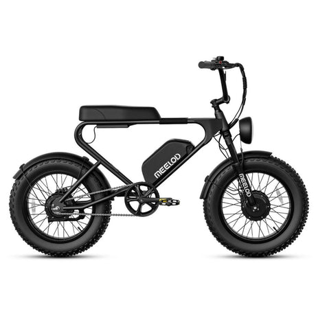 MEELOD DK200DM 20" Retro Moped Style Electric Bike 750W*2 Dual Motors 48V 18Ah Battery