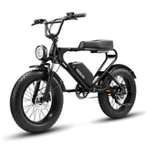 MEELOD DK200 20" Retro Moped Style Electric Bike 750W Motor 48V 13Ah Battery