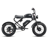 MEELOD DK300 MAX 20" Retro Moped Style Electric Bike 1200W Peak Dual Motors 48V 20Ah Dual Batteries