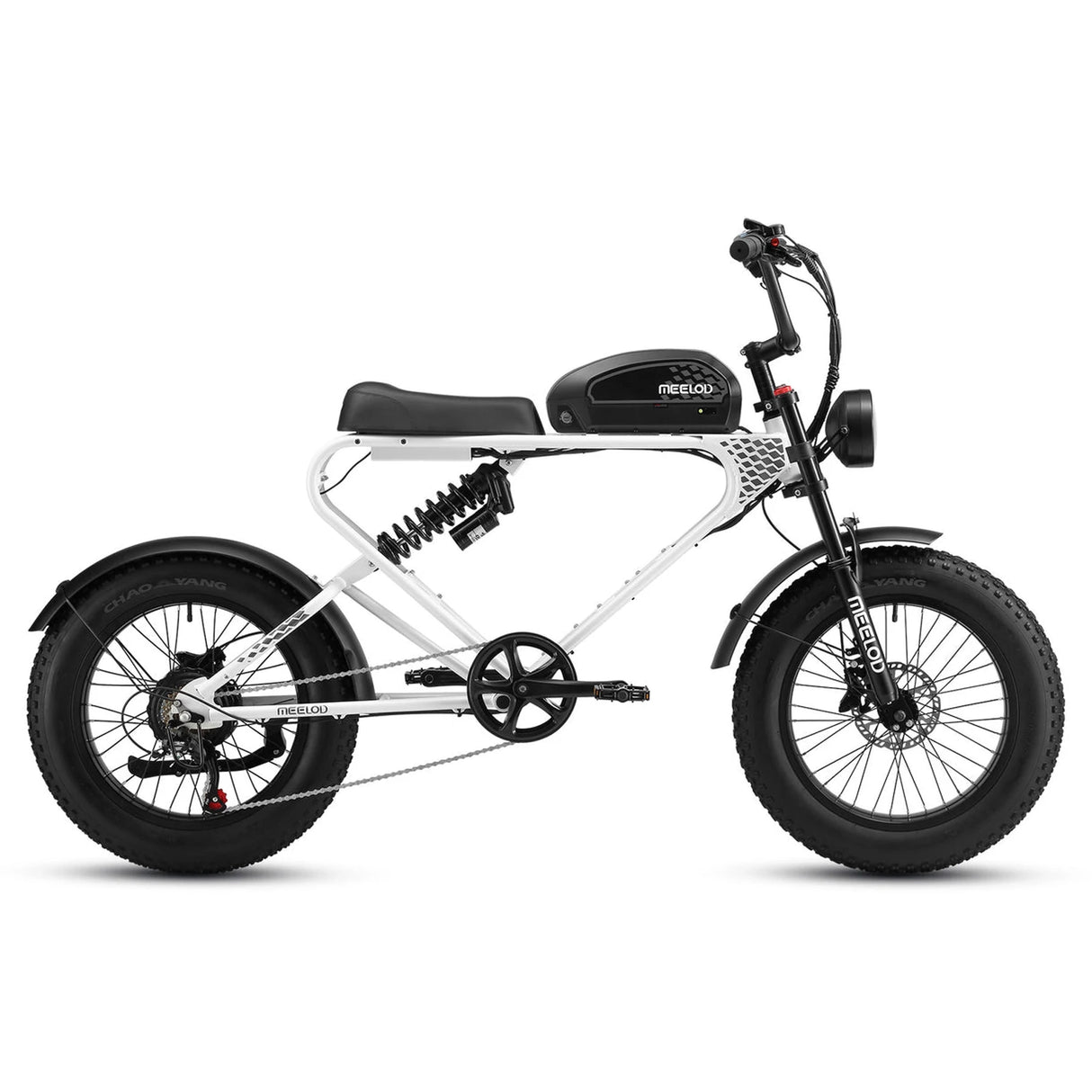 MEELOD DK300 PLUS 20" Retro Moped Style Electric Bike 1200W Peak Motor 48V 20Ah Battery