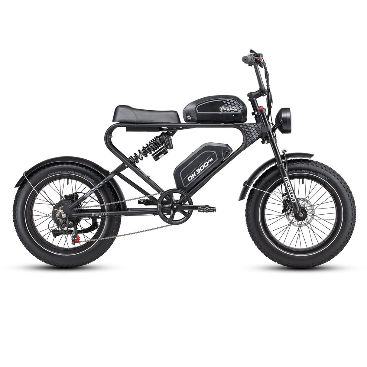 MEELOD DK300 PRO 20" Retro Moped Style Electric Bike 1200W Peak Motor 48V 15Ah Dual Batteries