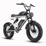 MEELOD DK300 PRO 20" Retro Moped Style Electric Bike 1200W Peak Motor 48V 15Ah Dual Batteries