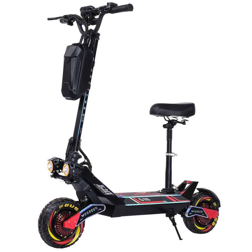 OBARTER G10 10" Folding Off-road Electric Scooter With NFC Activation 1200W*2 Dual Motor 48V 20Ah Battery