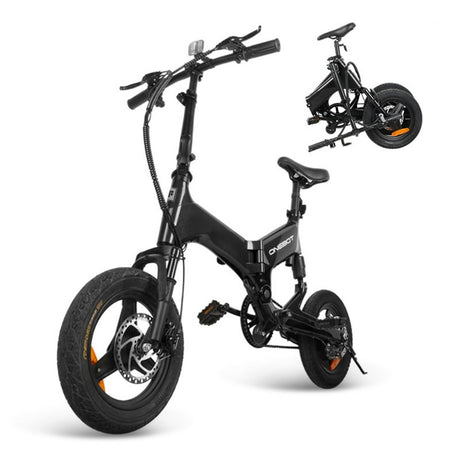 ONEBOT S7F 14" Magnesium Alloy Folding Electric Bike 350W Peak Motor 36V 5.2Ah Battery