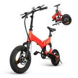 ONEBOT S7F 14" Magnesium Alloy Folding Electric Bike 350W Peak Motor 36V 5.2Ah Battery