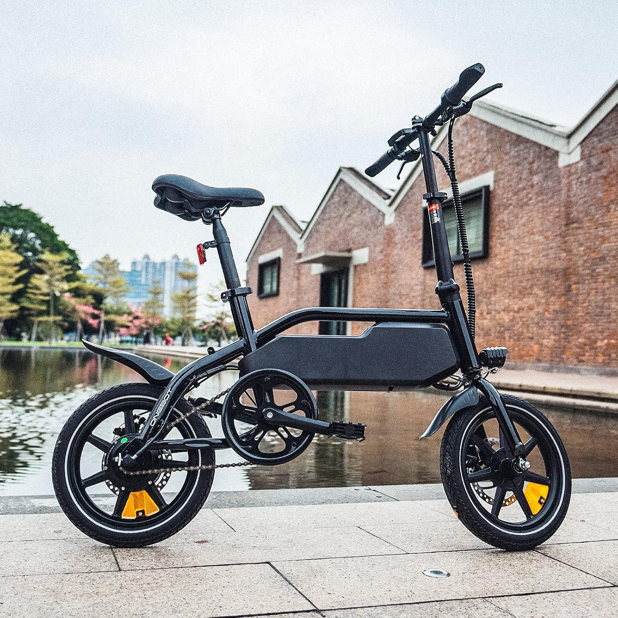 ONEBOT S1 14" Mini Folding Electric Bike 250W Motor 36V 5.2Ah Battery