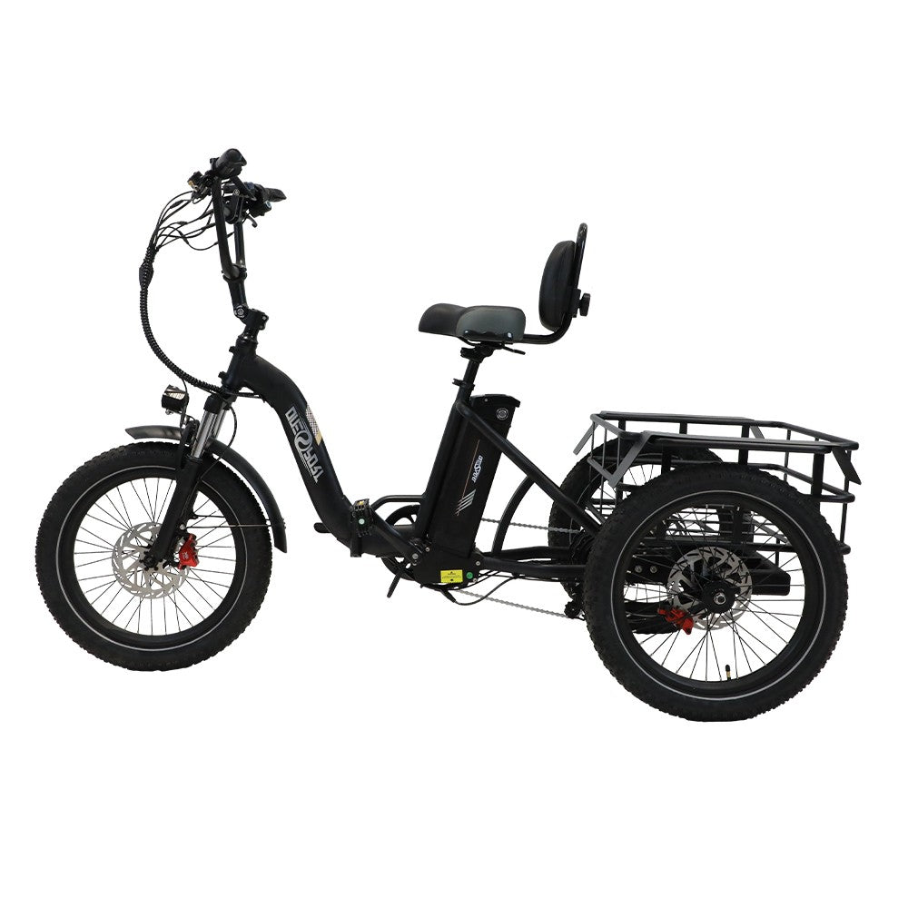 ONESPORT OT30 20" Step-Through Cargo Electric Trike 500W Motor 48V 13Ah Battery