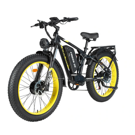 ORLMS FINDER26 26" Mountain Electric Bike 1000W*2 Dual Motor 52V 25Ah Battery