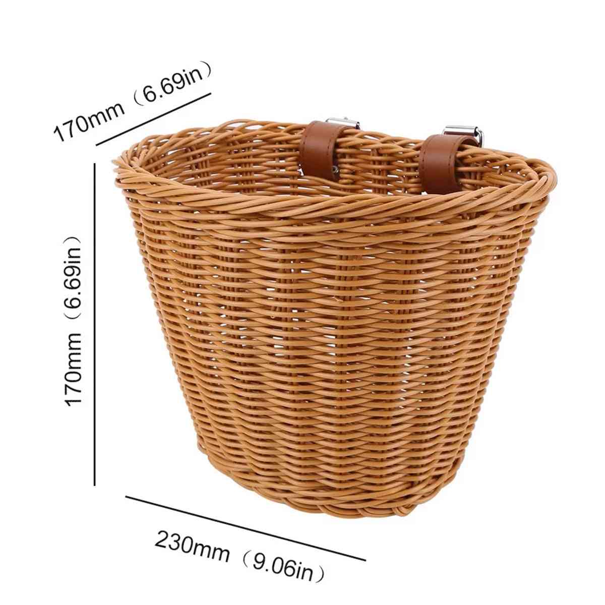 OneSport Electric Bike Woven Basket