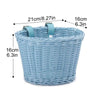 OneSport Electric Bike Woven Basket