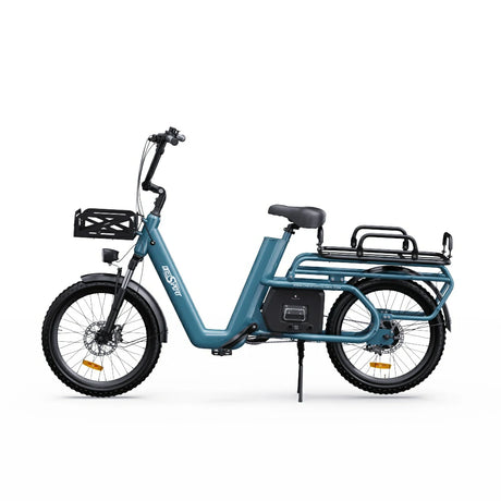 OneSport OT01 20" Step-Through Longtail Cargo Electric Bike 650W Motor 48V 27Ah Battery