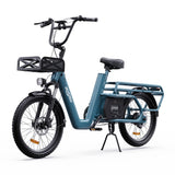 OneSport OT01 20" Step-Through Longtail Cargo Electric Bike 650W Motor 48V 27Ah Battery