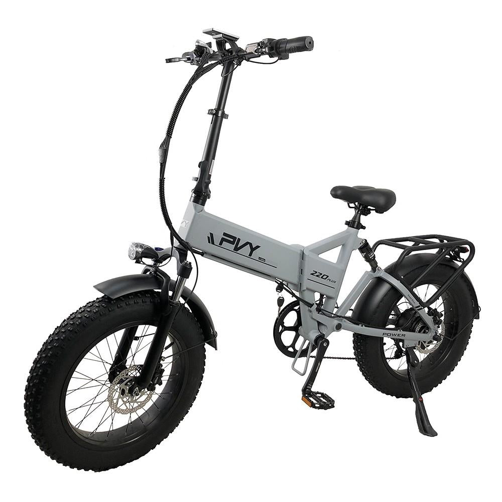 PVY Z20 Plus 20" Fat Tire Electric Folding  Bike 1000W Motor 48V 16.5Ah Battery