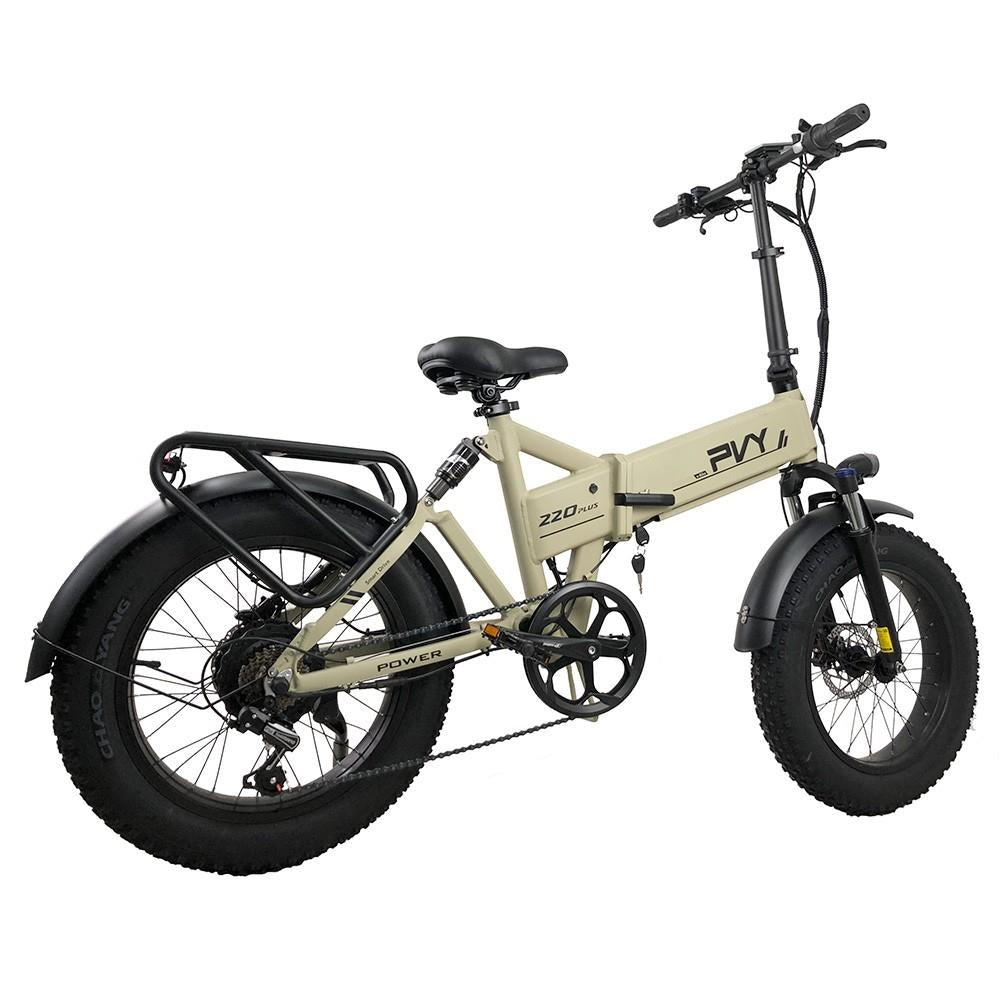 PVY Z20 Plus 20" Fat Tire Electric Folding  Bike 1000W Motor 48V 16.5Ah Battery