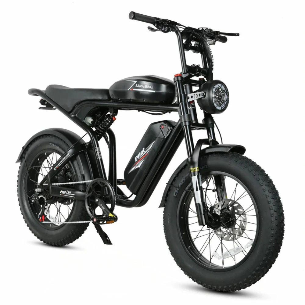 SAMEBIKE Pilot M20-III (SR) 20" Retro Electric Dirt Bike 2000W Dual Motors 48V 36Ah Dual Batteries