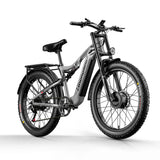 SHENGMILO S600 26" Electric Mountain Bike 2000W Dual Motor 48V 17.5Ah Battery