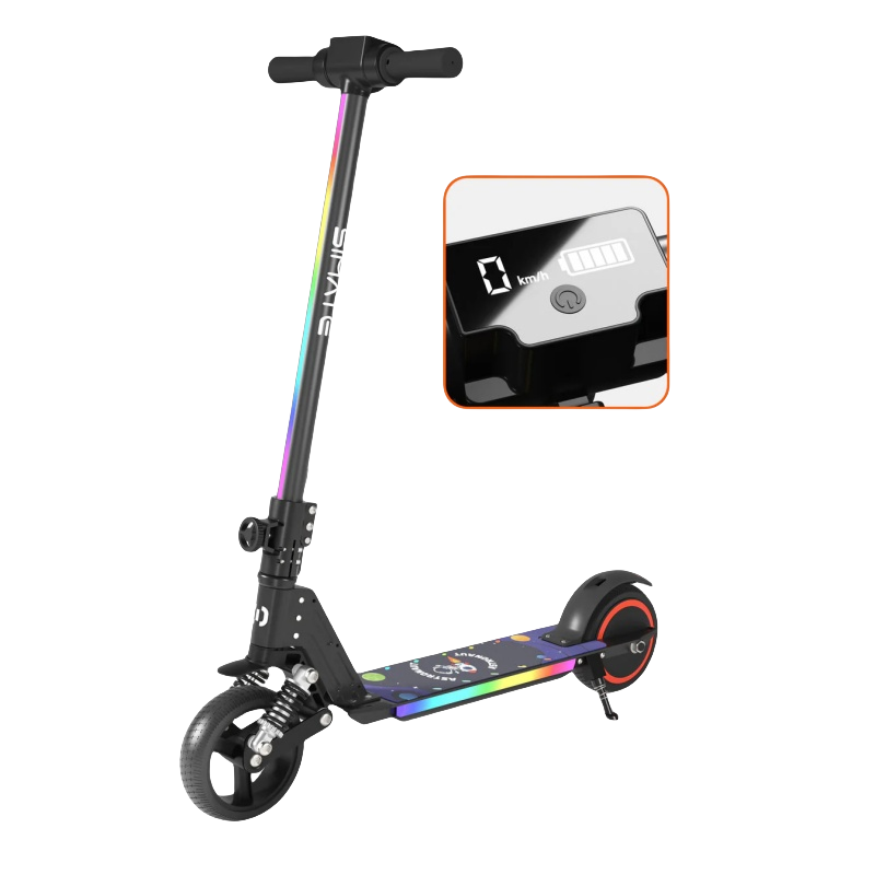 Simate S5 Flash Light Scooter Elettrico per Bambini 130W Motore 24V 2.5Ah Batteria