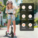 SIMATE S5 Kid's Foldable Colorful Body Lights Electric Scooter Combo (New)