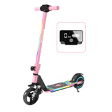 Simate S5 6.5" Kid's Foldable Colorful Body Lights Electric Scooter 130W Motor 24V 2.5Ah Battery (New)