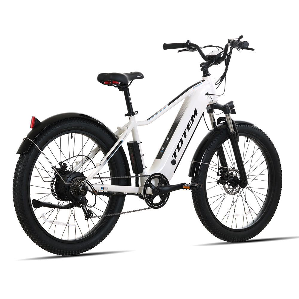 Totem Ranger Fat Tire Elektrofahrrad 750 W Getriebenabenmotor 48 V 15 Ah Batterie