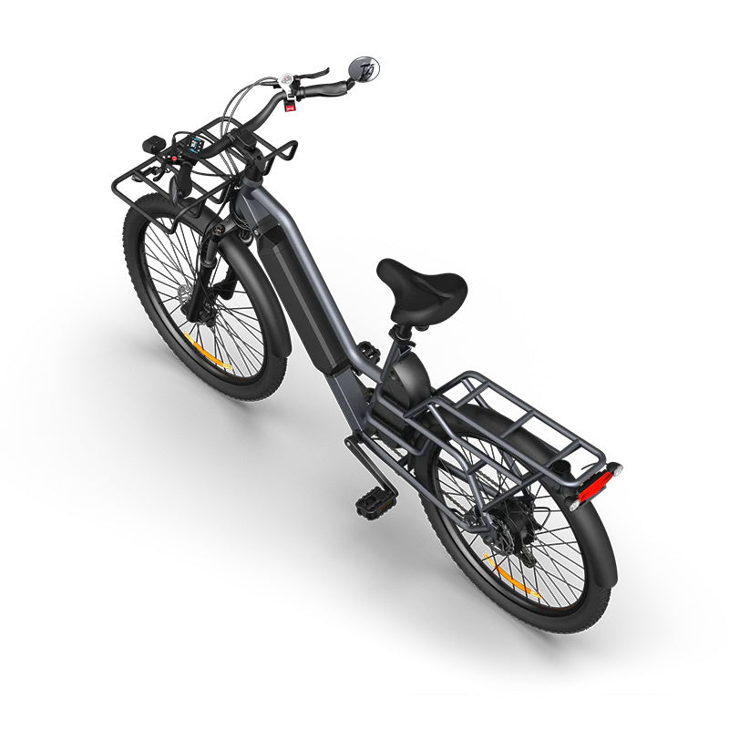 ADO Oasis 260T 26" Cargo Electric Bike 500W Motor 48V 13.5Ah+9Ah Dual Battery