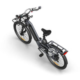 ADO Oasis 260T 26" Cargo Electric Bike 500W Motor 48V 13.5Ah+9Ah Dual Battery