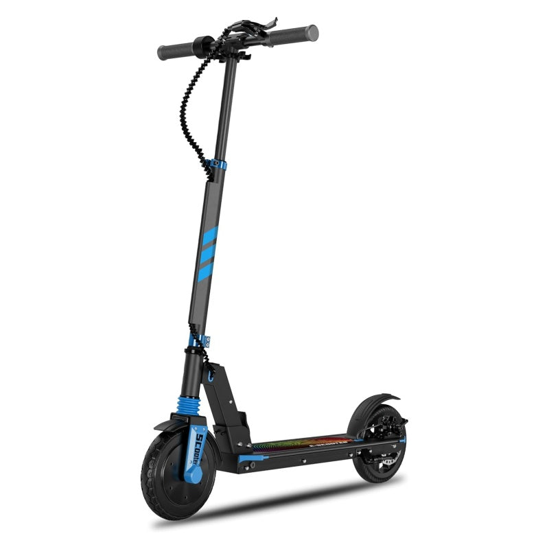 ANNELAWSON E200 8" Folding Electric Scooter 100-180W Motor 24V 5.2Ah Battery