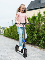 ANNELAWSON E200 8" Folding Electric Scooter 100-180W Motor 24V 5.2Ah Battery