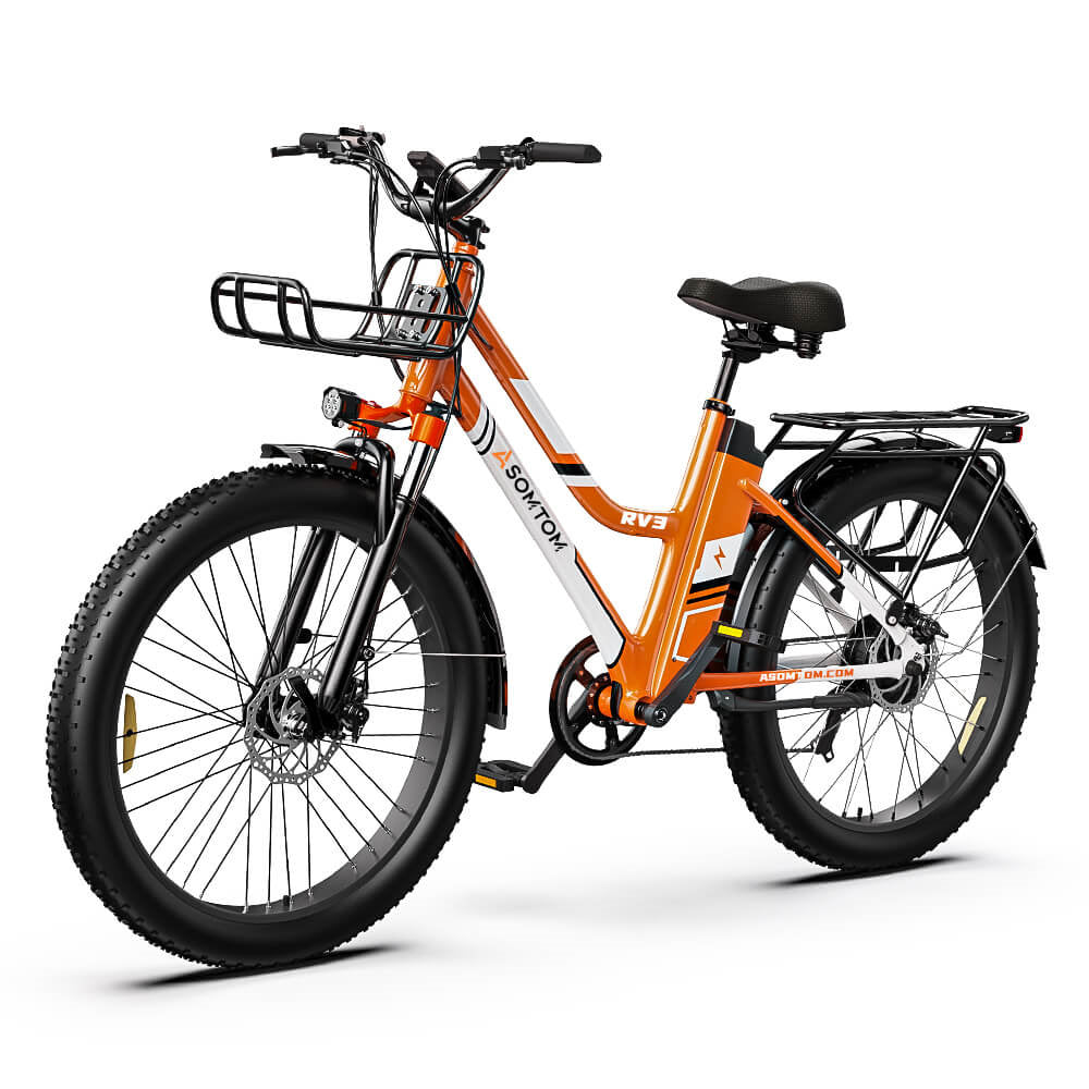 Asomtom RV3 26" Urban Commuter Electric Bike 350W Motor 36V 10Ah Battery