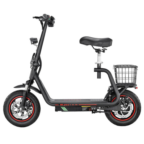 Bogist M5 Pro-S 12" Folding Electric Scooter 500W Motor 48V 13Ah Battery With Seat
