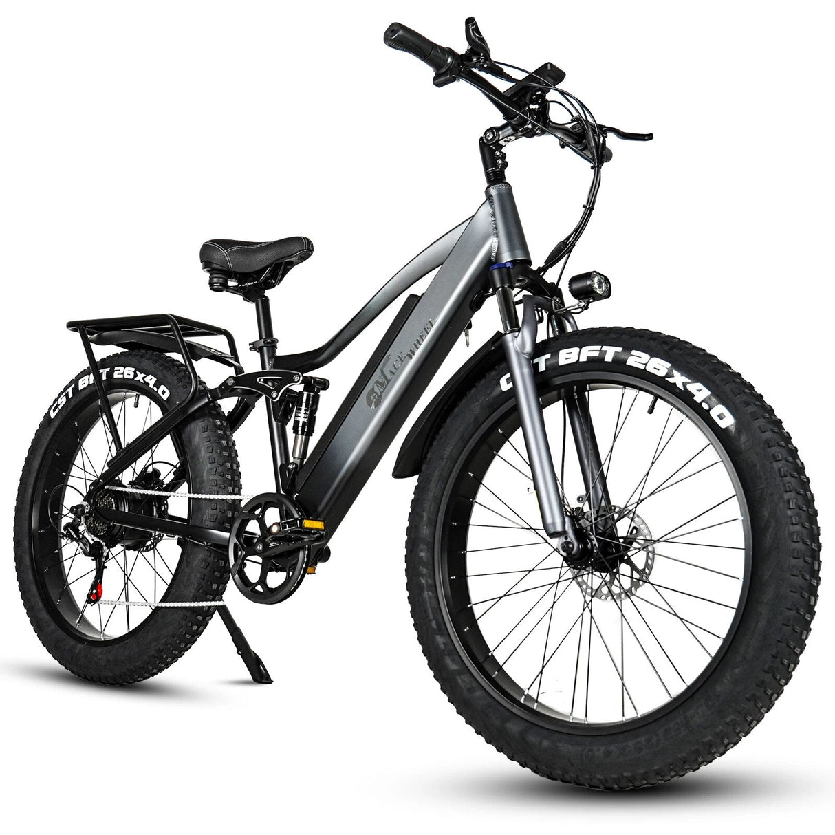 CMACEWHEEL TP26 26" Fat Tire Electric Mountain Bike 750W Motor 48V 17Ah Battery